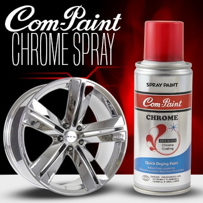 Com-Paint Chrome Spray Paint