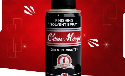 finishing solvent spray